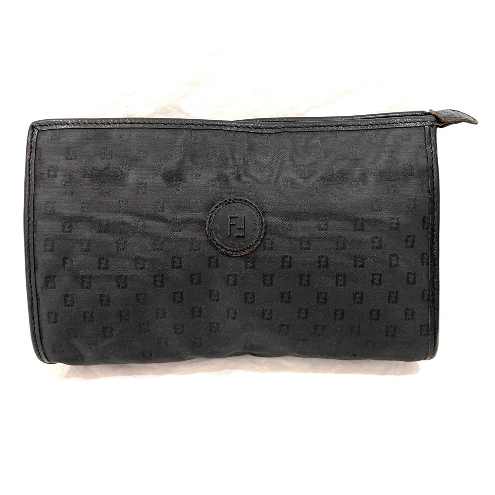 FENDI Authentic Clutch Cosmetic Toiletry Bag Made in Italy